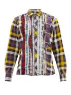 Matchesfashion.com Needles - Rebuild Patchwork Check Cotton Flannel Shirt - Mens - Multi