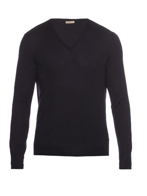 Bottega Veneta V-neck Wool Sweater
