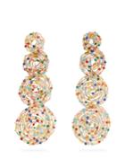 Rosantica By Michela Panero Pizzo Bead-embellished Spiral Earrings