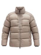 Matchesfashion.com Moncler - Cevenne Logo-patch Down-quilted Shell Jacket - Mens - Grey