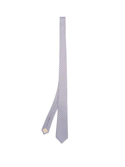Matchesfashion.com Gucci - Gg-heart Silk-faille Tie - Mens - Blue