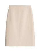 Oscar De La Renta Wool-blend Fitted Pencil Skirt