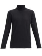 Matchesfashion.com Jil Sander - Roll-neck Cotton-blend Jersey Top - Mens - Black
