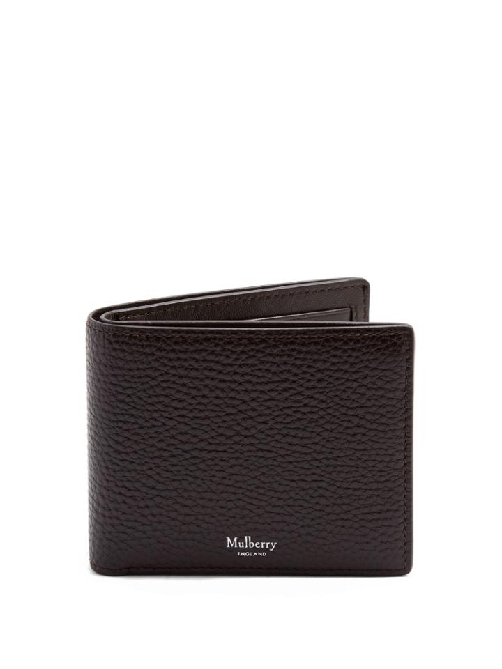 Mulberry Grained-leather Wallet