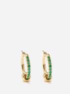 Spinelli Kilcollin - Ara Emerald & 18kt Gold Earrings - Womens - Green Multi