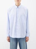 Maryam Nassir Zadeh - Patch-pocket Cotton Oversized Shirt - Mens - Light Blue