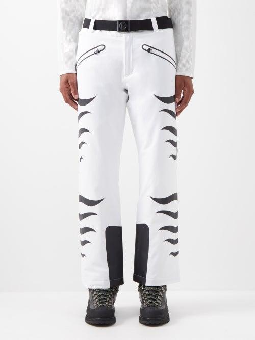 Bogner - Chazz T Zebra-print Softshell Ski Trousers - Mens - White