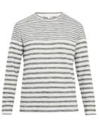 Orlebar Brown Sammy Long-sleeved Striped Cotton T-shirt