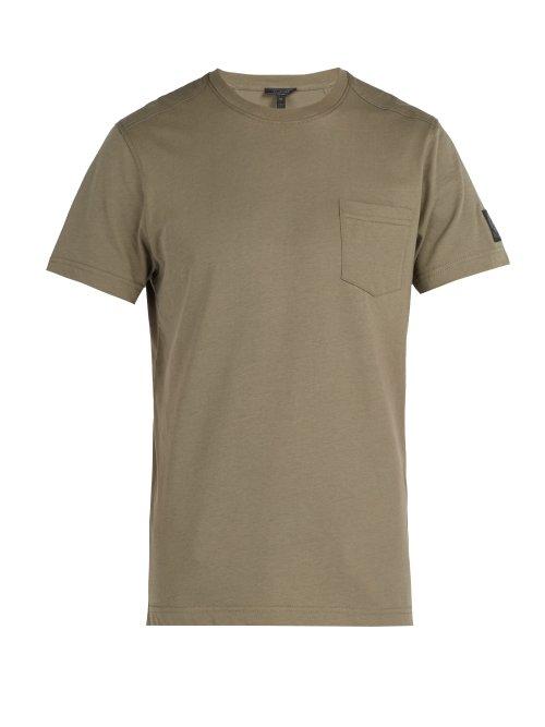 Matchesfashion.com Belstaff - New Thom Pocket Crew Neck Cotton T Shirt - Mens - Green