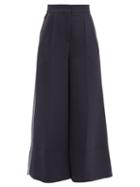 Matchesfashion.com Roksanda - Hasani High-rise Cady Culottes - Womens - Navy Multi