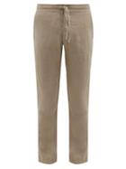 Matchesfashion.com 120% Lino - Drawstring Waist Linen Trousers - Mens - Grey