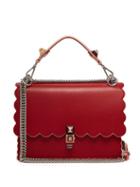 Matchesfashion.com Fendi - Kan I Leather Shoulder Bag - Womens - Red