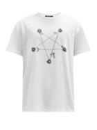 Matchesfashion.com Ksubi - Rose-print Cotton-jersey T-shirt - Mens - White