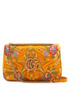 Gucci Gg Marmont Floral-jacquard Shoulder Bag