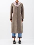 Caro Editions - Maggie Wool-herringbone Coat - Womens - Multi