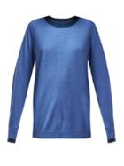 Matchesfashion.com Lndr - Chalet Striped Cuff Sweater - Womens - Blue