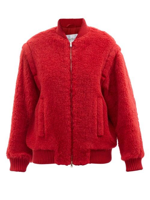 Max Mara - Felice Bomber Jacket - Womens - Red