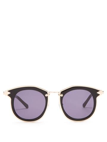 Karen Walker Eyewear Bounty Round-frame Sunglasses