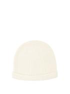 Ladies Accessories Jil Sander - Ribbed Wool Beanie Hat - Womens - Cream