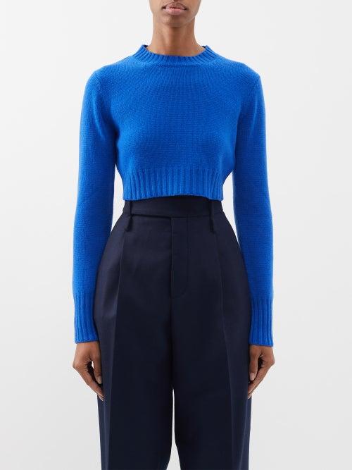 Max Mara - Cinese Sweater - Womens - Blue