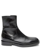 Matchesfashion.com Ann Demeulemeester - Crackled Patent-leather Ankle Boots - Womens - Black