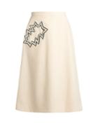 Christopher Kane Smash-pocket Crepe Midi Skirt