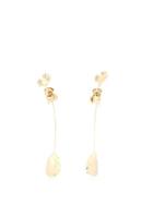 Matchesfashion.com Valentino - Long Leaf Clip On Earrings - Womens - Gold