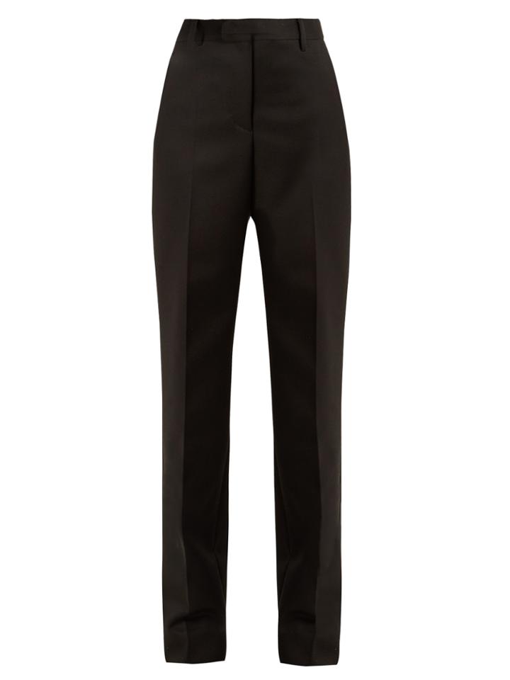 Maison Margiela High-rise Straight-leg Wool Trousers