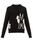 Matchesfashion.com Moncler - Wool And Cashmere Blend Sweater - Mens - Black