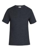 Matchesfashion.com Saturdays Nyc - Brandon Striped T Shirt - Mens - Blue
