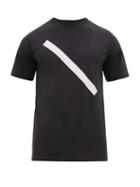 Matchesfashion.com Saturdays Nyc - Slash Print Cotton Jersey T Shirt - Mens - Black