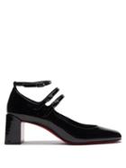 Ladies Shoes Christian Louboutin - Vernica 55 Patent-leather Pumps - Womens - Black