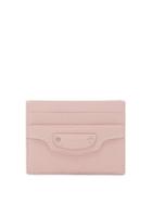 Balenciaga - Neo Classic Grained-leather Cardholder - Womens - Light Pink