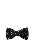 Saint Laurent Crystal-embellished Velvet Bow Tie