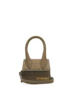 Matchesfashion.com Jacquemus - Le Chiquito Croc-embossed Leather Cross-body Bag - Womens - Beige