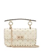 Matchesfashion.com Valentino - Rockstud Spike Small Quilted Leather Shoulder Bag - Womens - Ivory