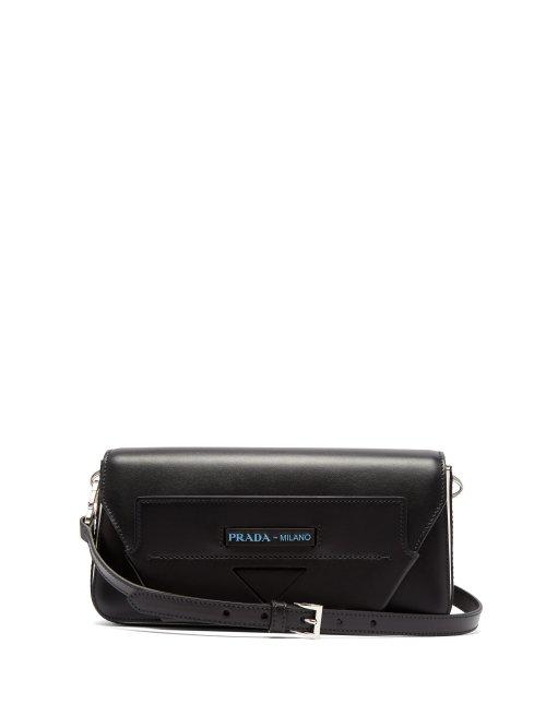 Matchesfashion.com Prada - Manuelle Leather Shoulder Bag - Womens - Black