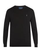 Polo Ralph Lauren Crew-neck Logo-embroidered Wool Sweater