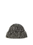 Matchesfashion.com Junya Watanabe - Mottled Wool Hat - Mens - Black White