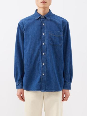 Nudie Jeans - Filip Organic-denim Shirt - Mens - Blue