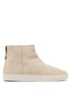 Matchesfashion.com Grenson - Sneaker 27 Suede High-top Trainers - Mens - Beige