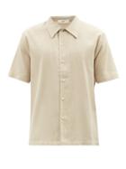 Sfr - Sunheam Cotton-blend Boucl Shirt - Mens - Light Grey