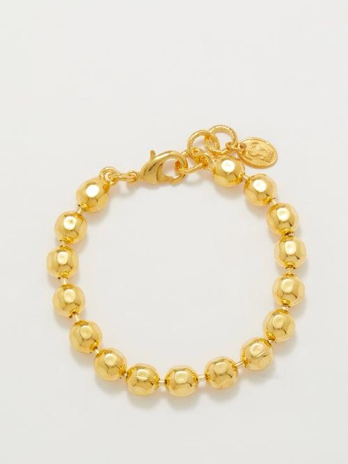 Sylvia Toledano - Mantra Beaded Bracelet - Womens - Yellow Gold