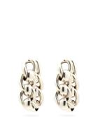 Matchesfashion.com Bottega Veneta - Transformable Sterling-silver Chain Earrings - Womens - Silver