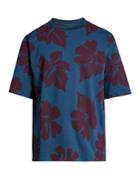 Oamc Tropic Leaf-print Cotton T-shirt