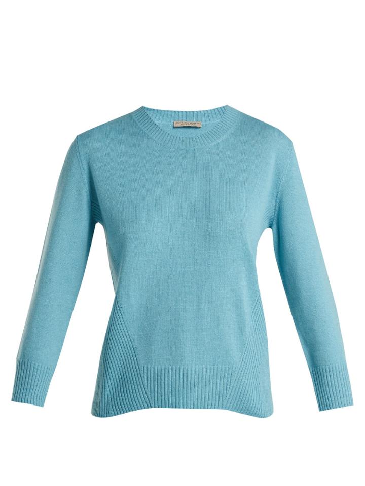 Bottega Veneta Ribbed Crew-neck Cashmere Sweater