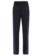 Matchesfashion.com Cefinn - Terrence Twill Wide-leg Trousers - Womens - Navy