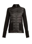 Matchesfashion.com Bogner - Roxa Down Quilted Wool And Nylon Jacket - Womens - Black