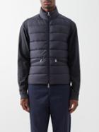 Moncler - Treompan Quilted Down Gilet - Mens - Dark Blue