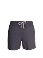 Retromarine Beacon Solid Grey Swim Shorts
